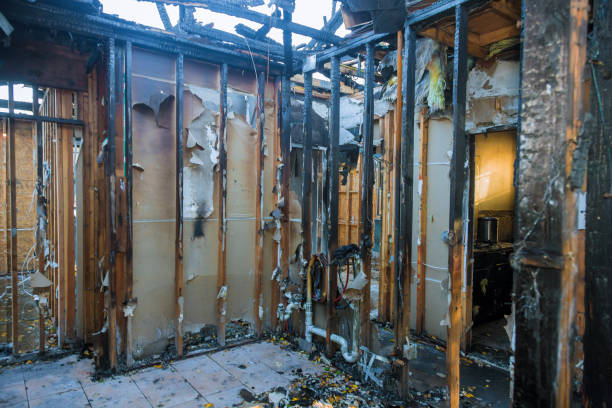 Professional Emergency Fire Cleanup technician working in Centreville, VA